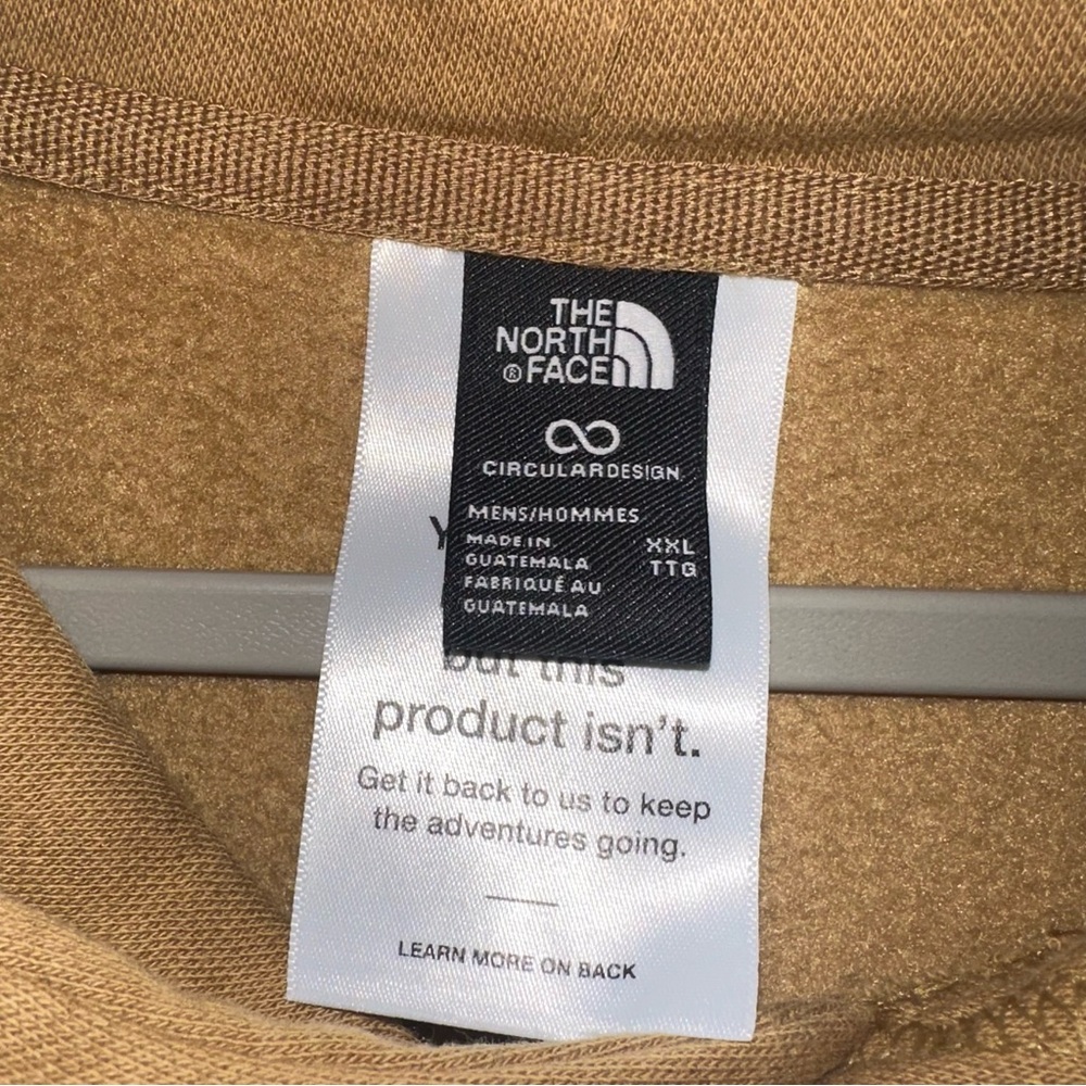 The North Face Circular Design Hoodie Brown - Men’s XXL - F24 Style A84GE - Picture 4 of 13